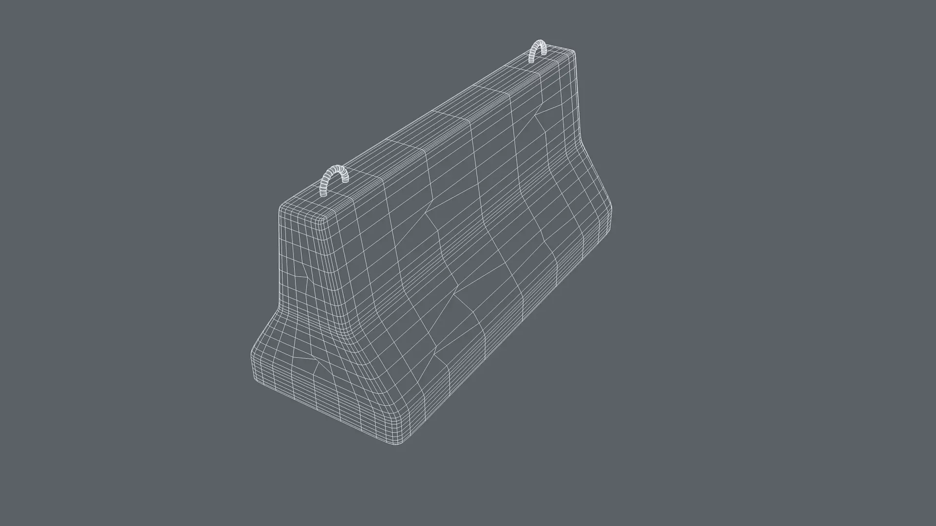 Road Blocker 3D model_11