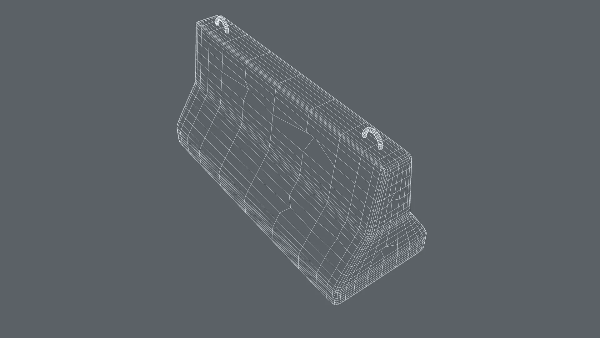 Road Blocker 3D model_14