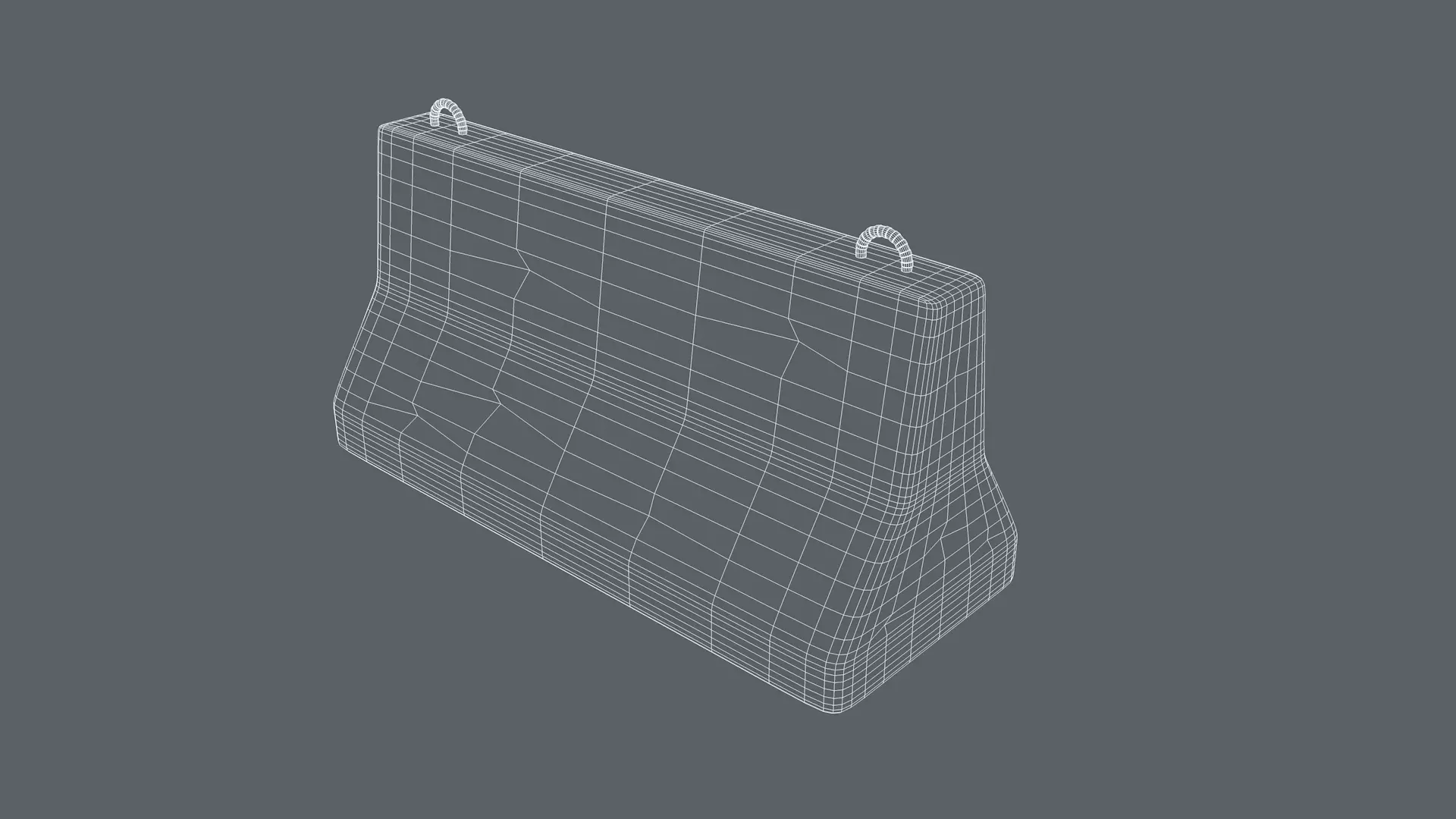 Road Blocker 3D model_8