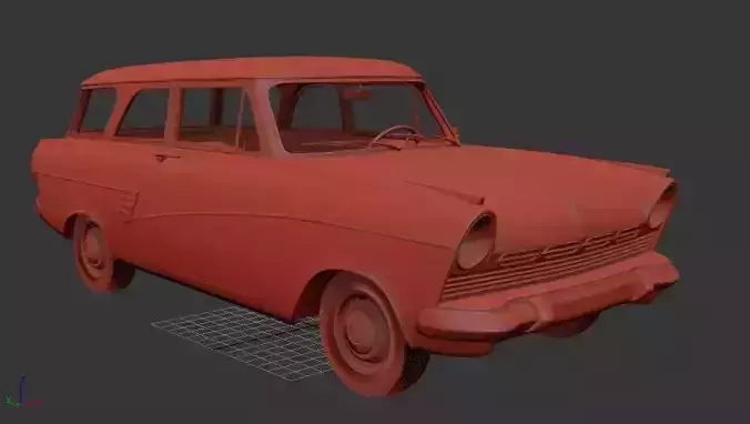 F Taunus P2 17M kombi 1957