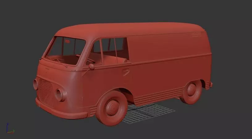 F Taunus Transit FK1250 1963 3D print model_1