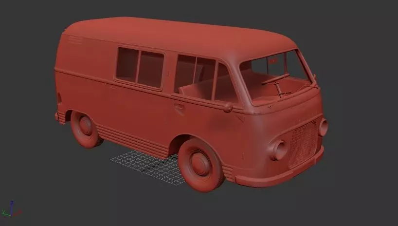 F Taunus Transit FK1250 1963 3D print model_0