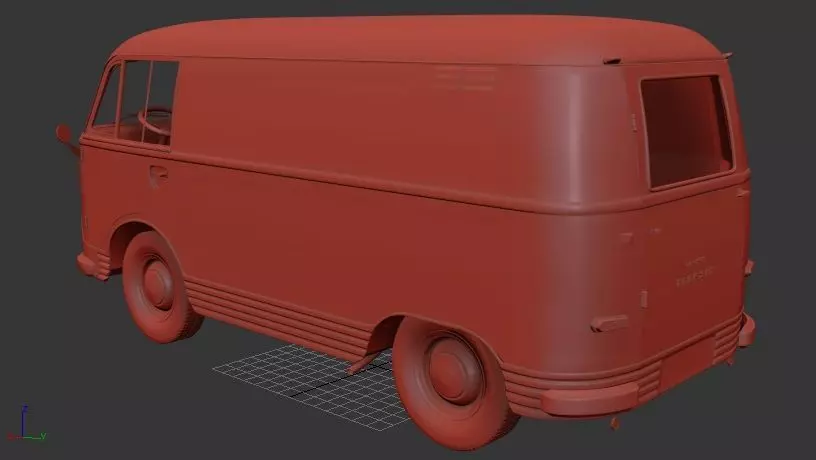 F Taunus Transit FK1250 1963 3D print model_2
