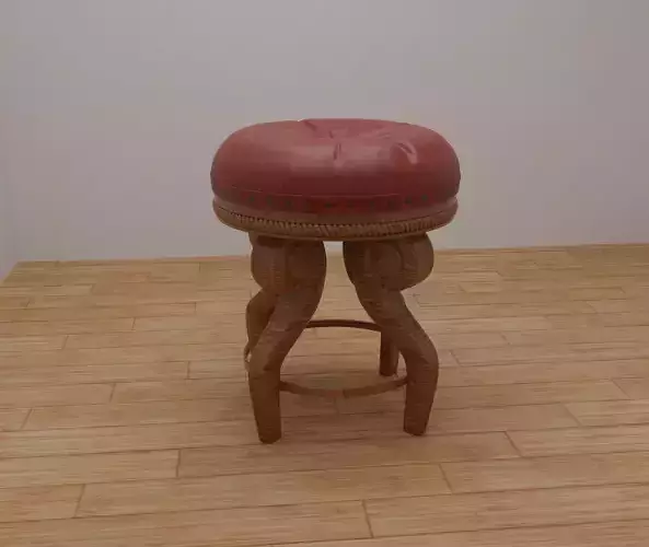 High detailed stool