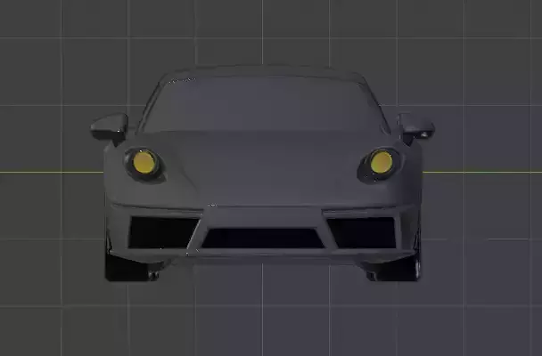 Porshe 911 3d Model
