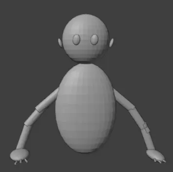 Gangsta Low-poly 3D model_0