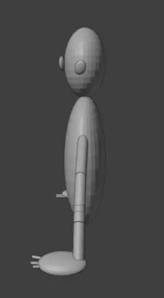 Gangsta Low-poly 3D model_1