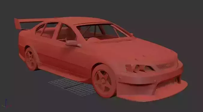 F Falcon AU Mk6 BF V8 Supercars 2009