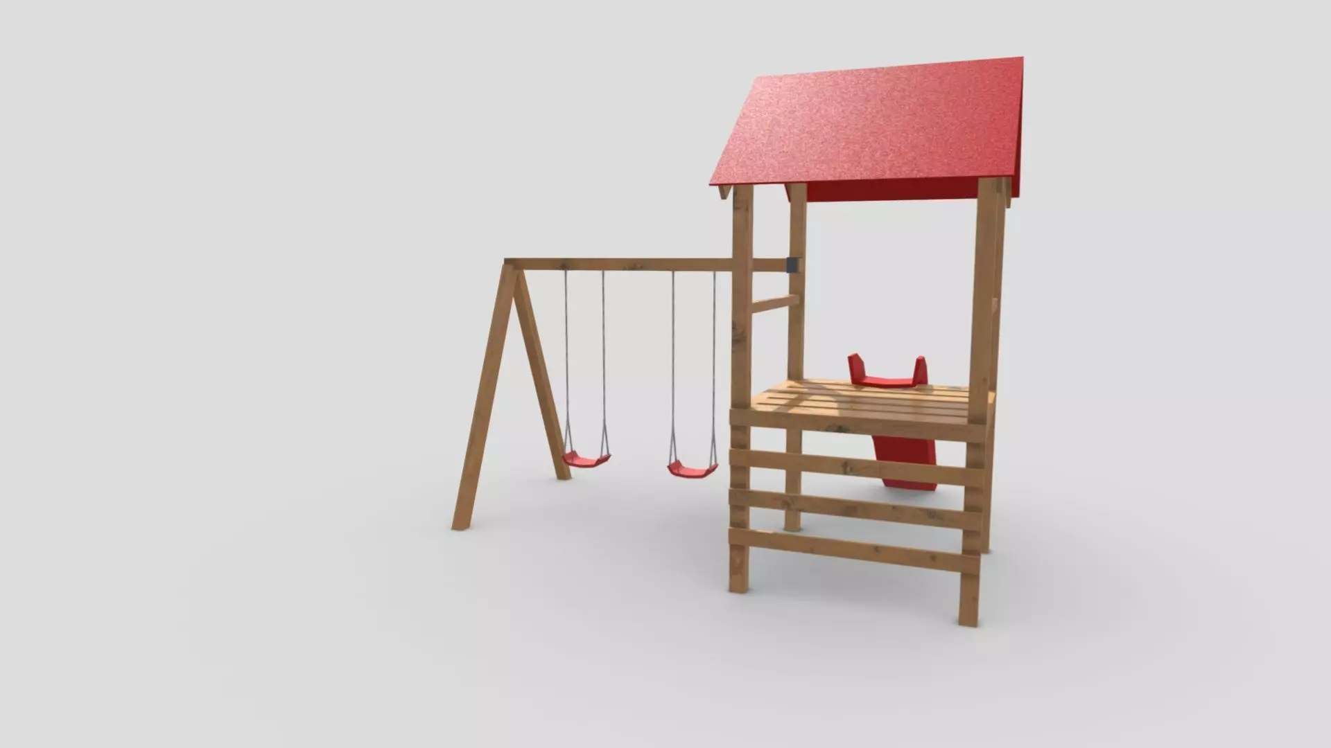 Playground Free low-poly 3D model_6