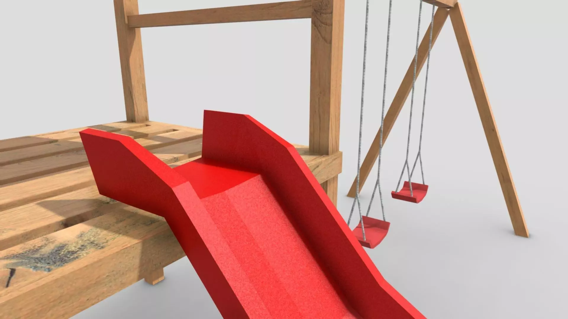 Playground Free low-poly 3D model_8