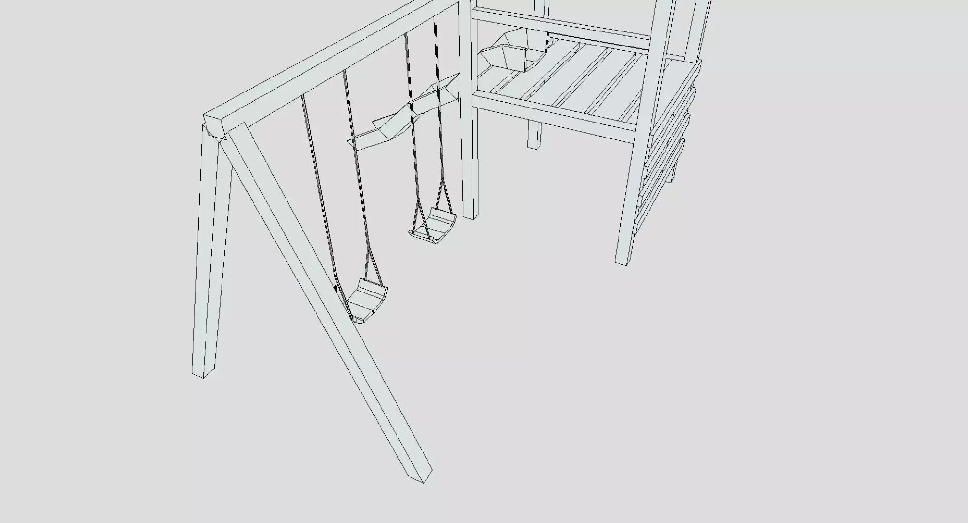 Playground Free low-poly 3D model_13