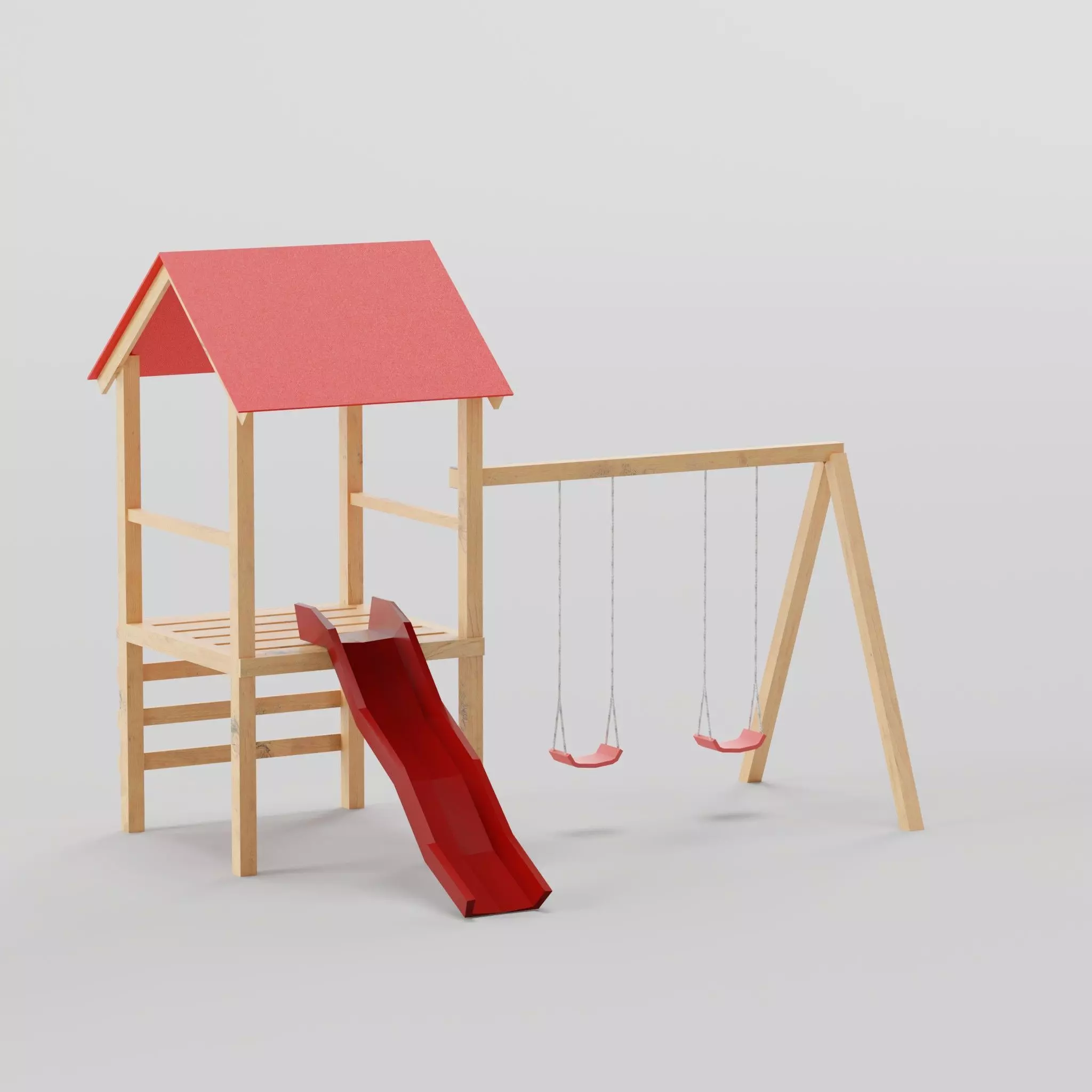 Playground Free low-poly 3D model_0
