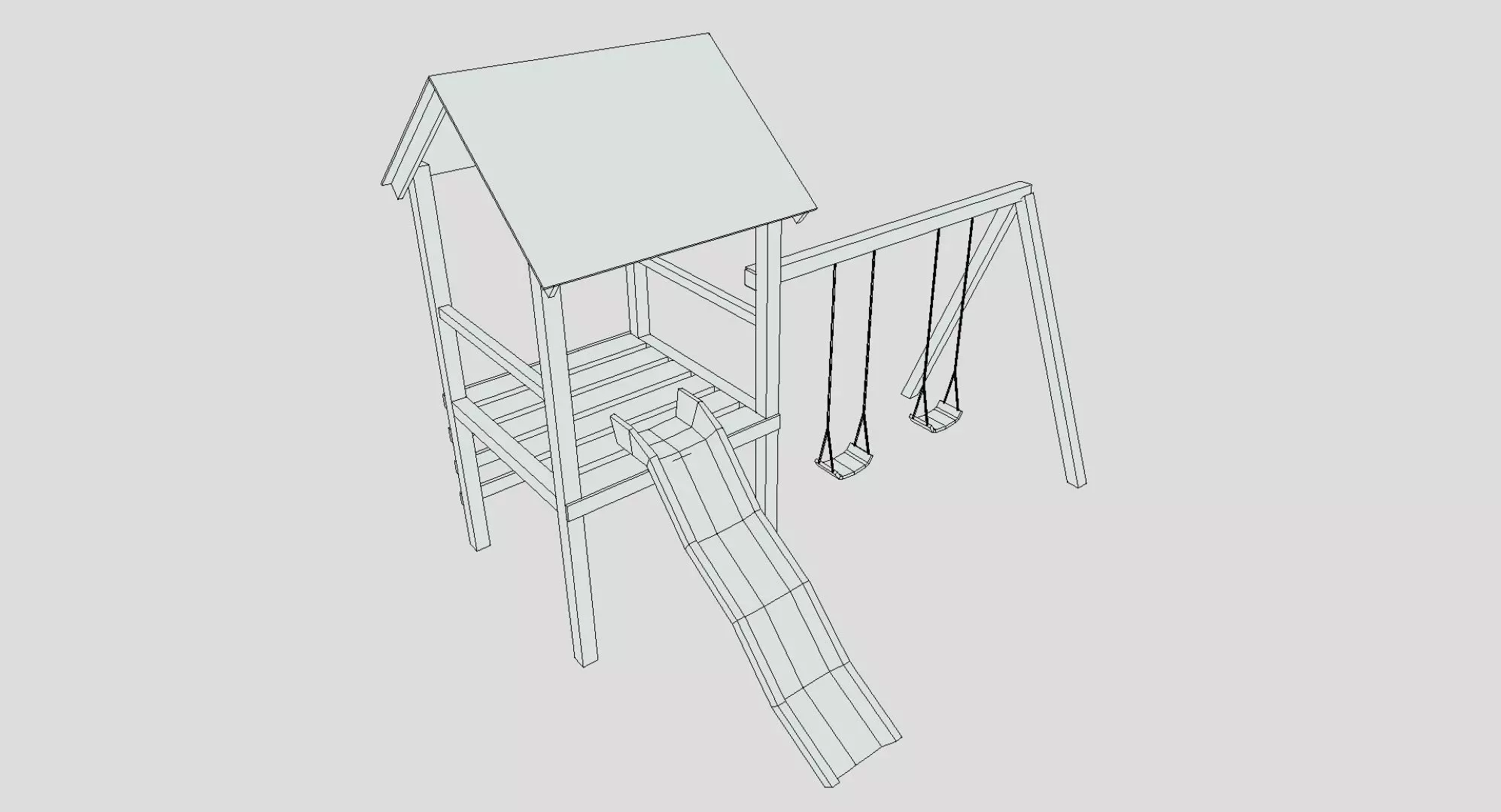 Playground Free low-poly 3D model_11