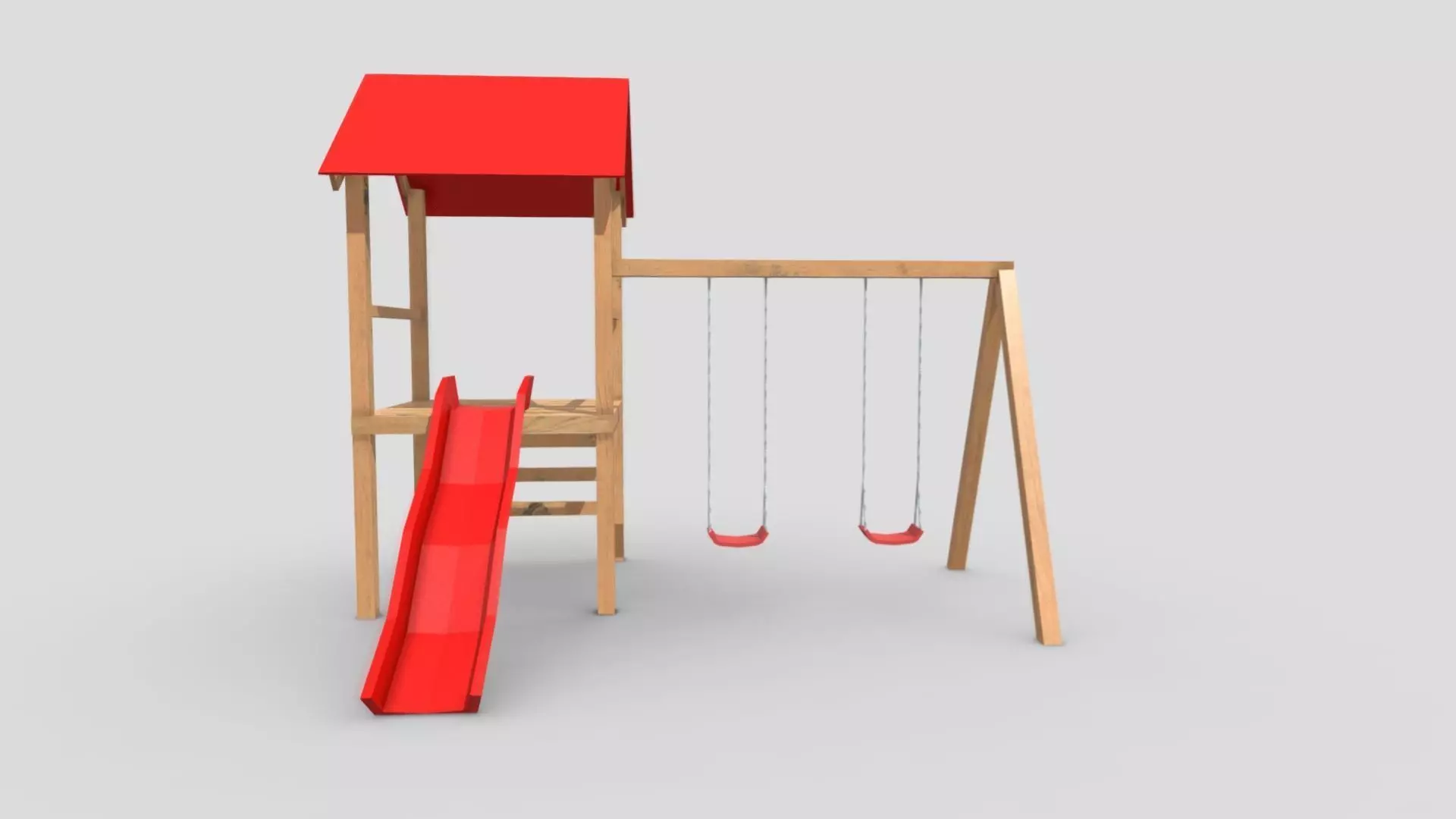 Playground Free low-poly 3D model_3