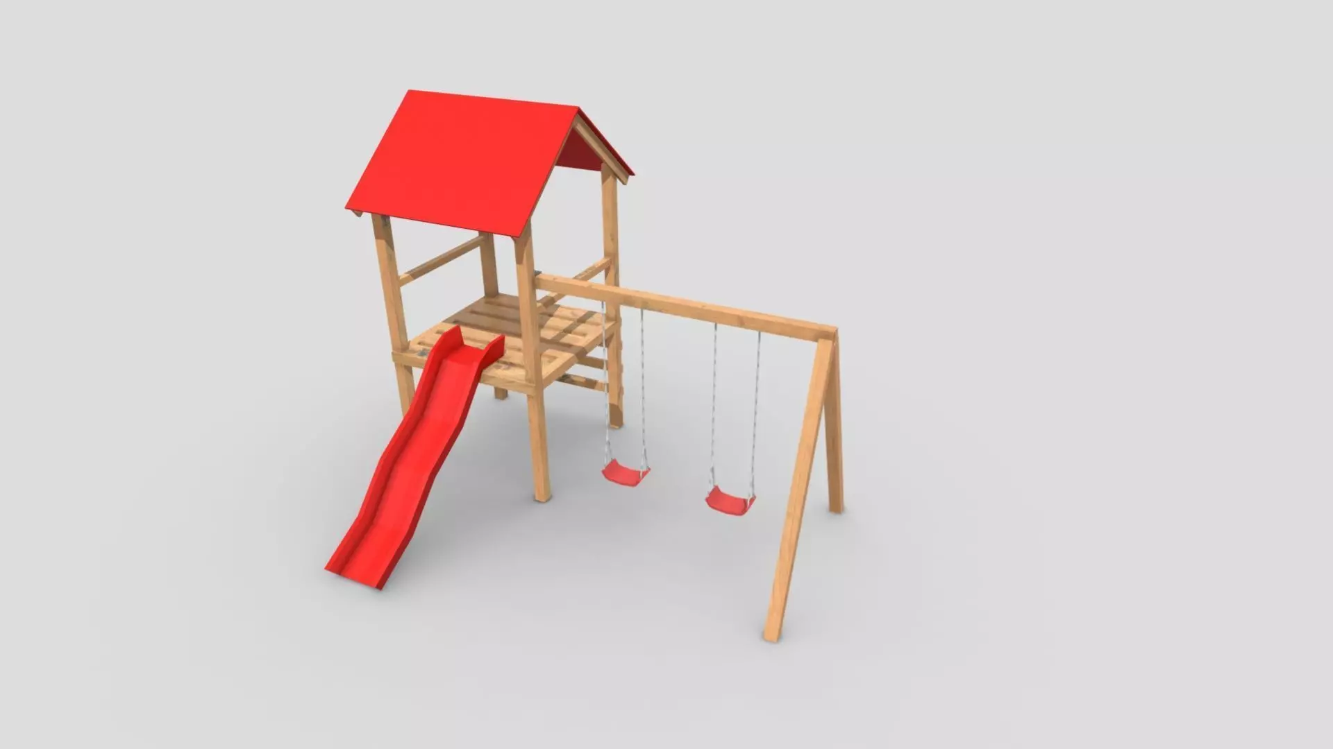 Playground Free low-poly 3D model_1