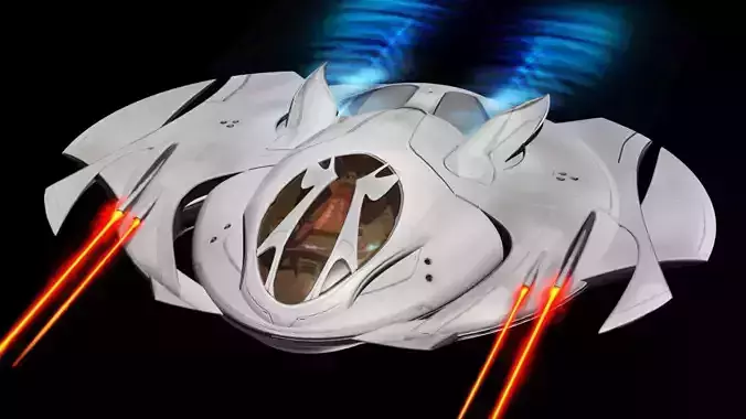 Krypton Fighter 3D model