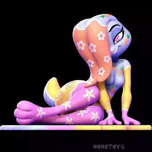  Judy Hopps Easter painting - SFW