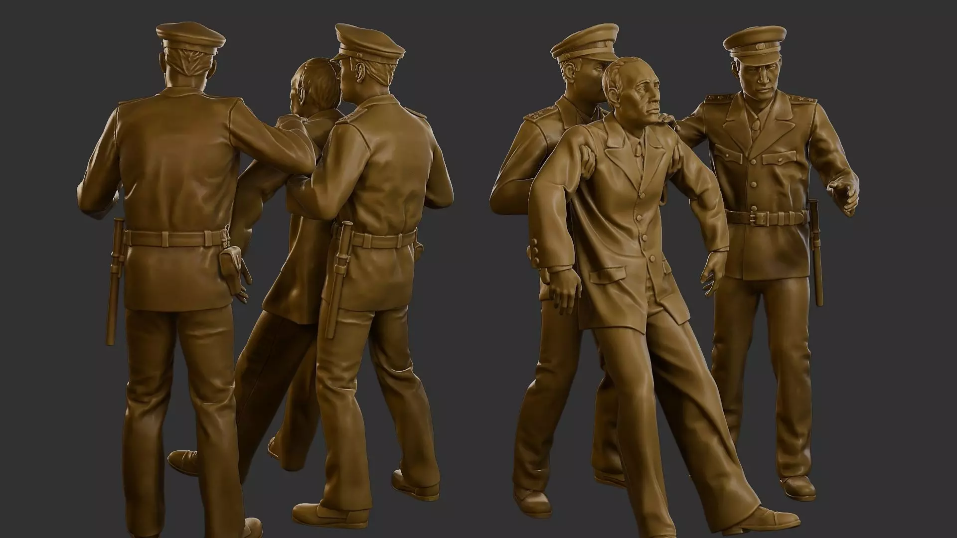 CzechoSlovak Communist Police CCP2 001 3D print model