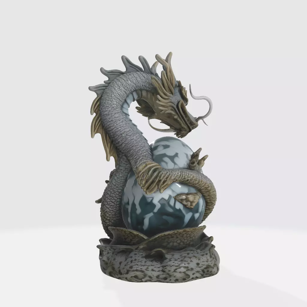 dragon stl v2 3D print model_2