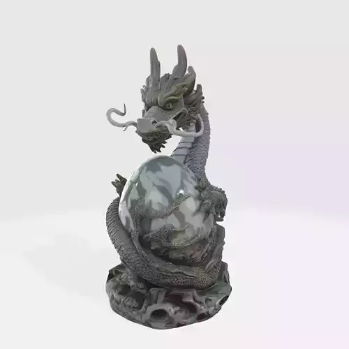 dragon stl v2 3D print model
