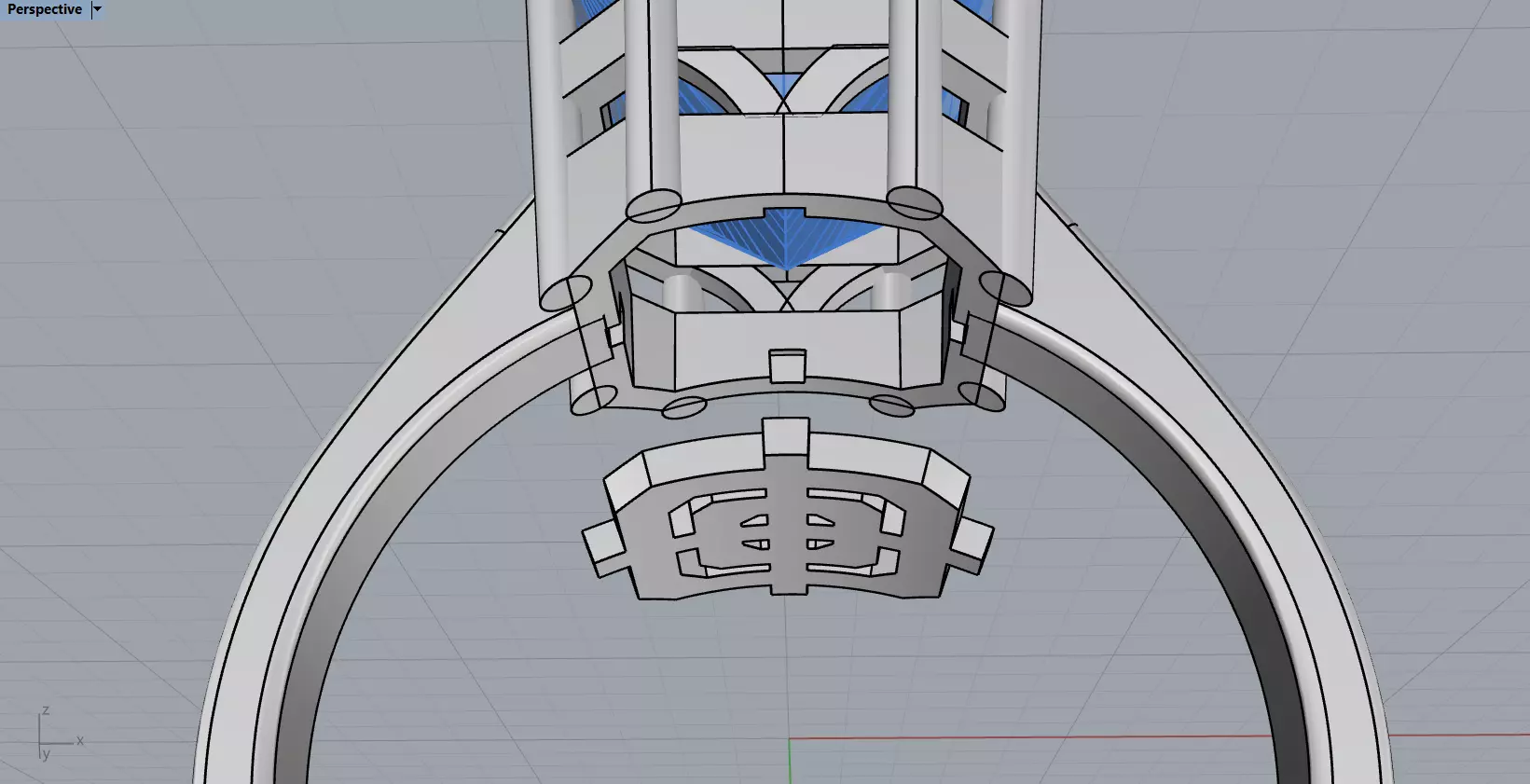 princess ring 3D print model_20