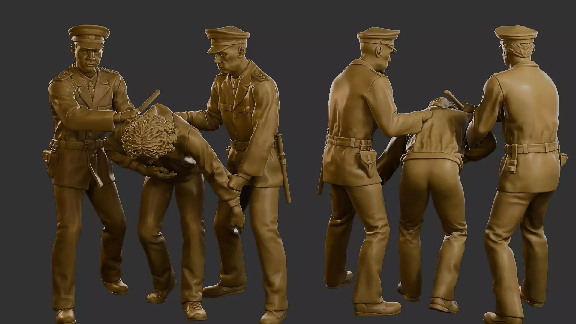 CzechoSlovak Communist Police CCP2 002 3D print model