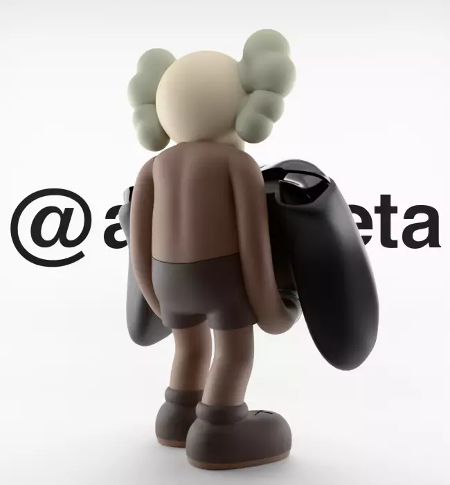 Kaws Controller Stand Xbox One Series X Microsoft for Print 3D print model_22