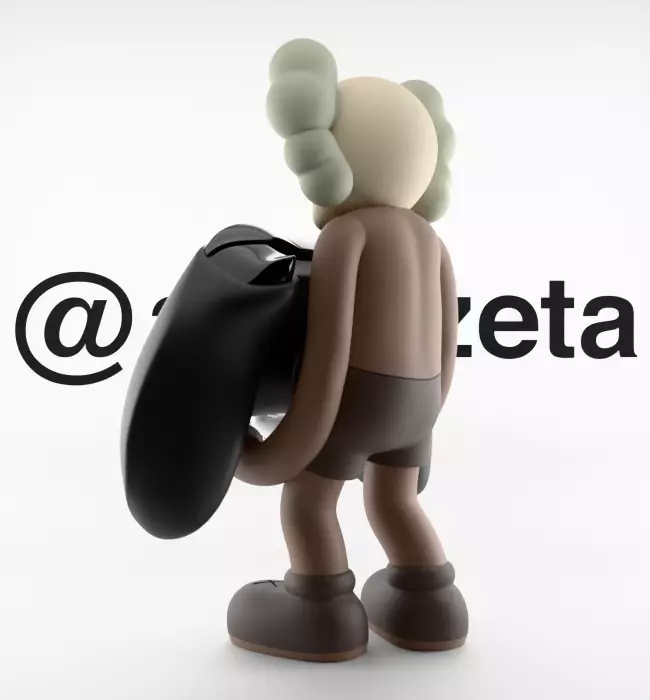 Kaws Controller Stand Xbox One Series X Microsoft for Print 3D print model_14