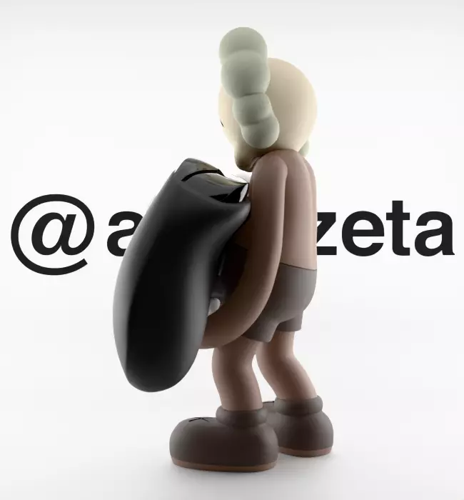 Kaws Controller Stand Xbox One Series X Microsoft for Print 3D print model_12