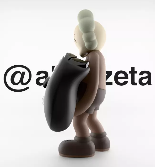 Kaws Controller Stand Xbox One Series X Microsoft for Print 3D print model_11