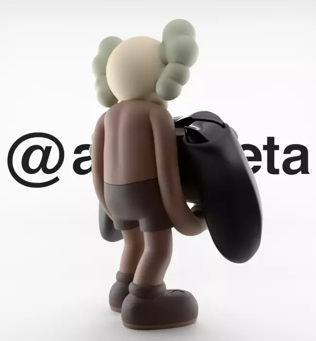 Kaws Controller Stand Xbox One Series X Microsoft for Print 3D print model_23