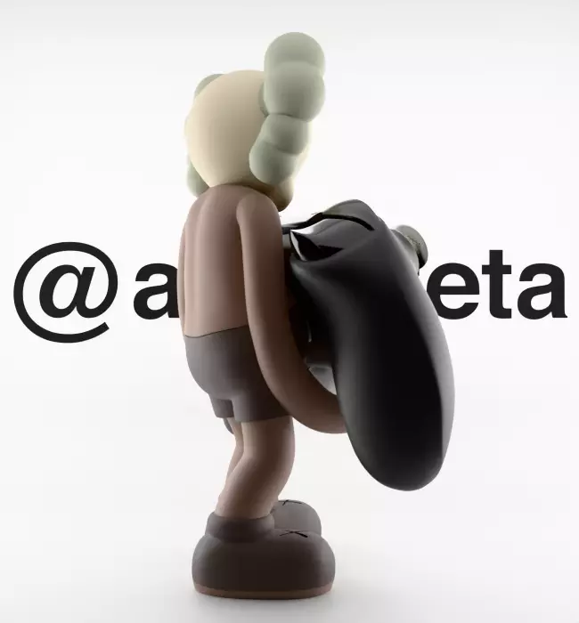 Kaws Controller Stand Xbox One Series X Microsoft for Print 3D print model_25