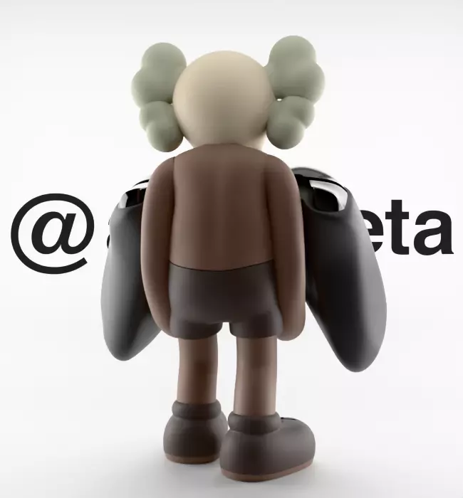 Kaws Controller Stand Xbox One Series X Microsoft for Print 3D print model_20