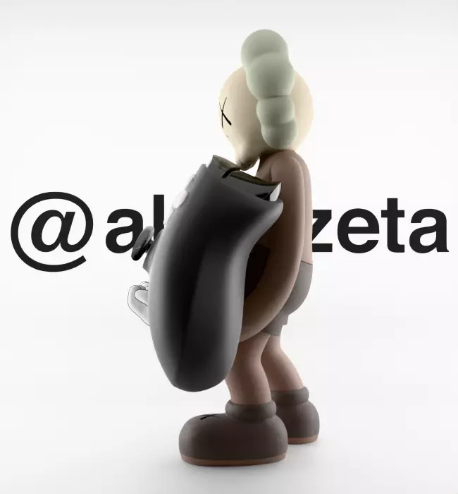 Kaws Controller Stand Xbox One Series X Microsoft for Print 3D print model_10