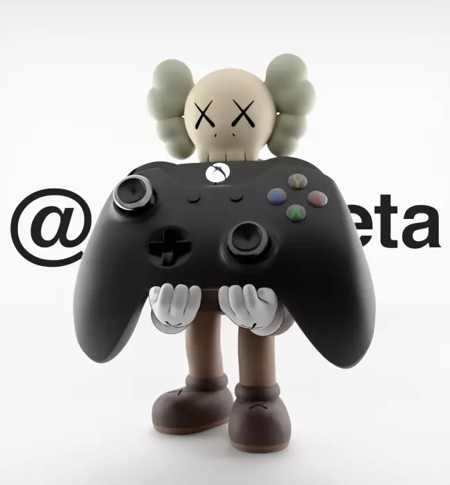 Kaws Controller Stand Xbox One Series X Microsoft for Print 3D print model_2