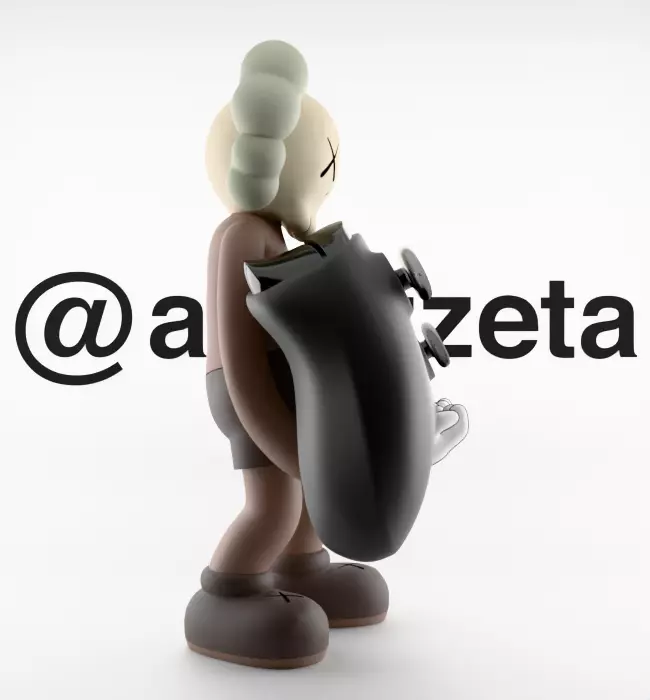 Kaws Controller Stand Xbox One Series X Microsoft for Print 3D print model_28