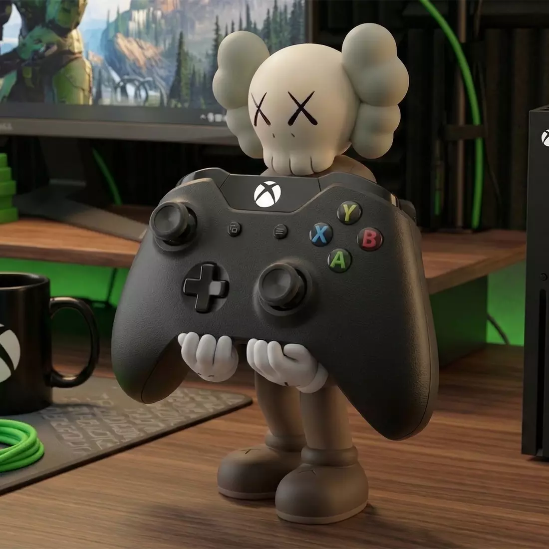 Kaws Controller Stand Xbox One Series X Microsoft for Print 3D print model