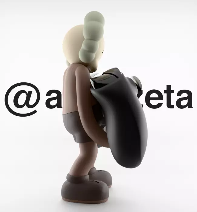 Kaws Controller Stand Xbox One Series X Microsoft for Print 3D print model_26