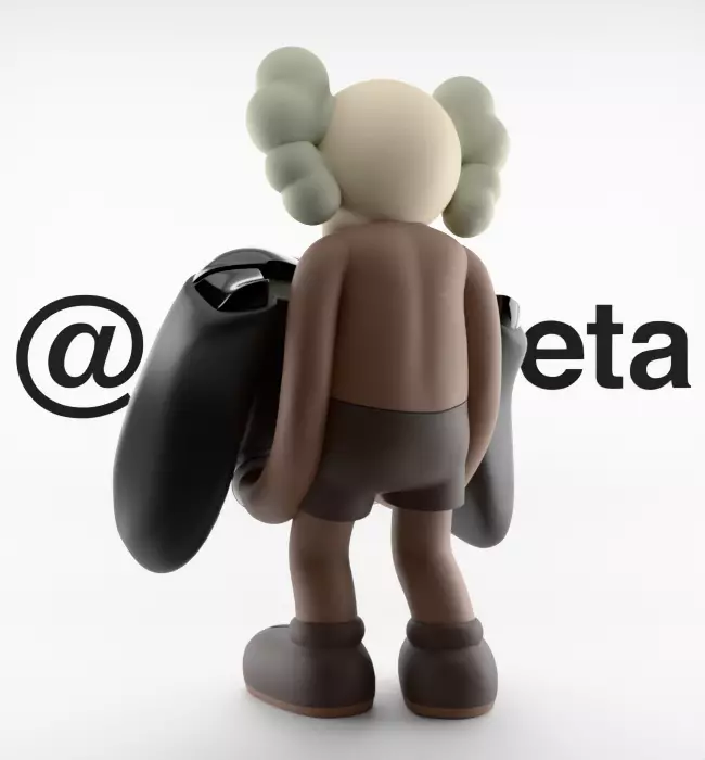 Kaws Controller Stand Xbox One Series X Microsoft for Print 3D print model_16