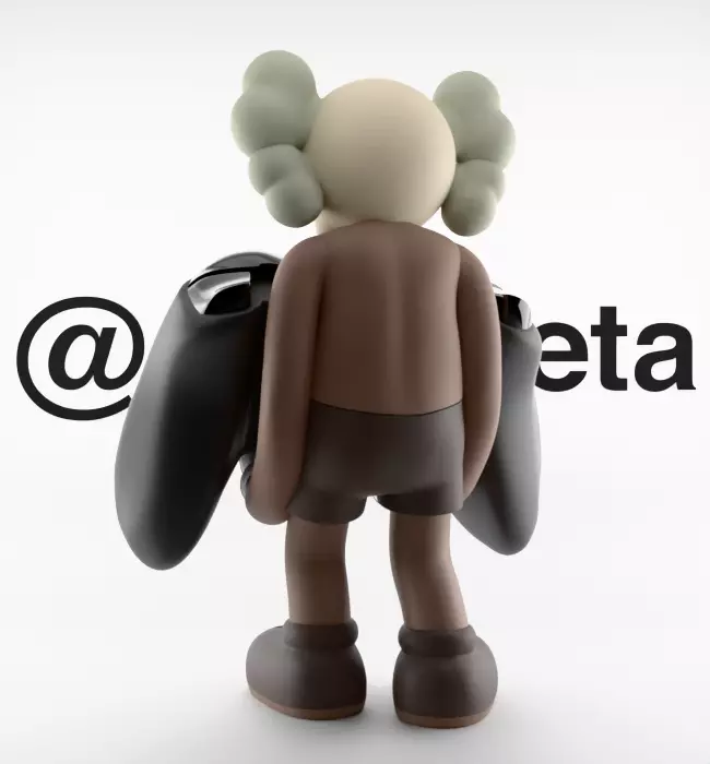 Kaws Controller Stand Xbox One Series X Microsoft for Print 3D print model_17