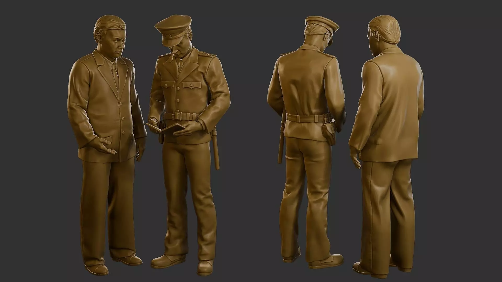 CzechoSlovak Communist Police CCP2 003 3D print model