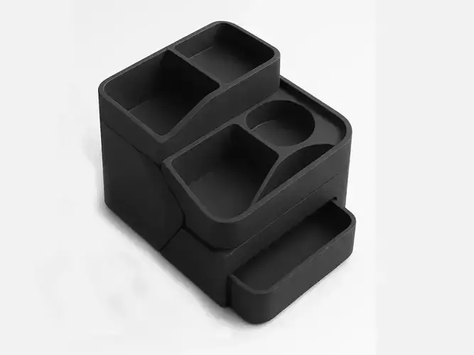 Multi-Compartment Desk Organizer