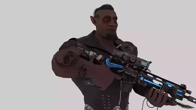 Sytlize Male  Rigged Character Futura 3dmodel