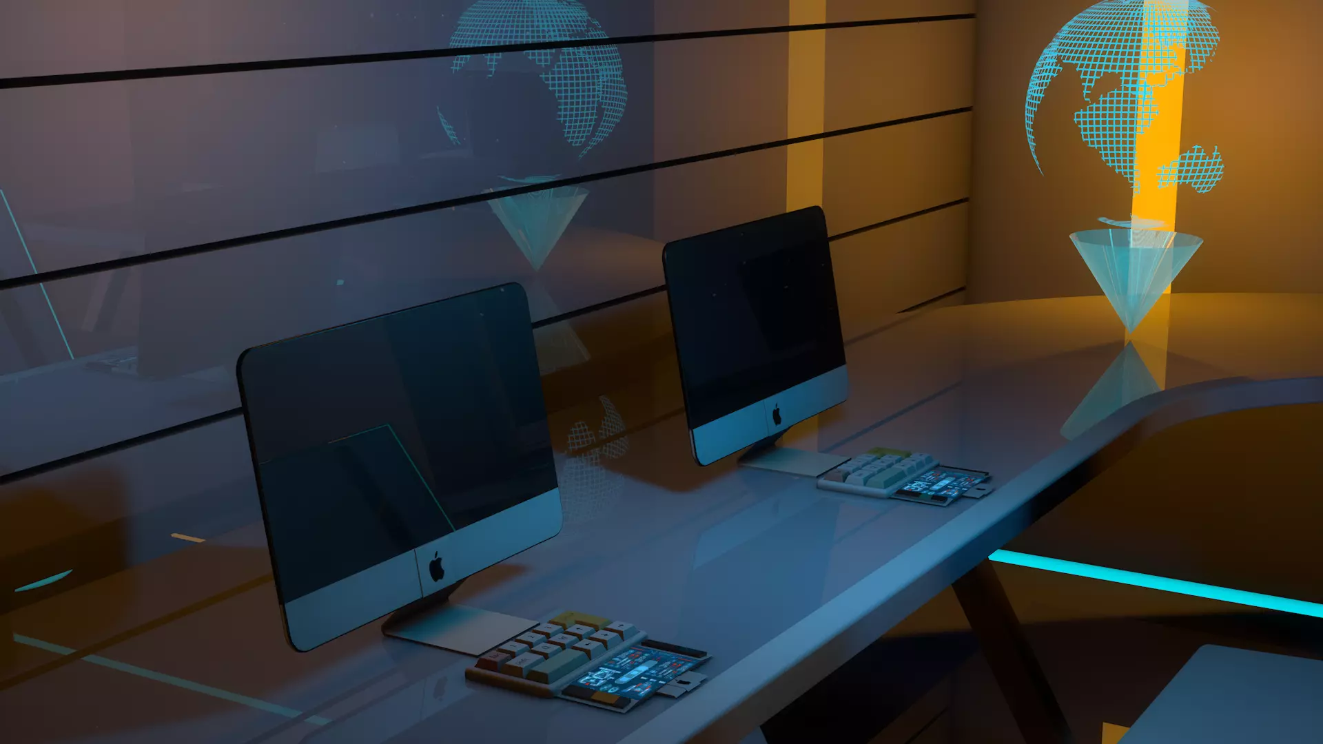 Sci Fi Room 3D model_3