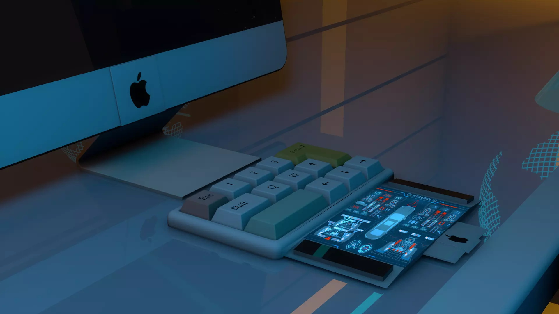 Sci Fi Room 3D model_6