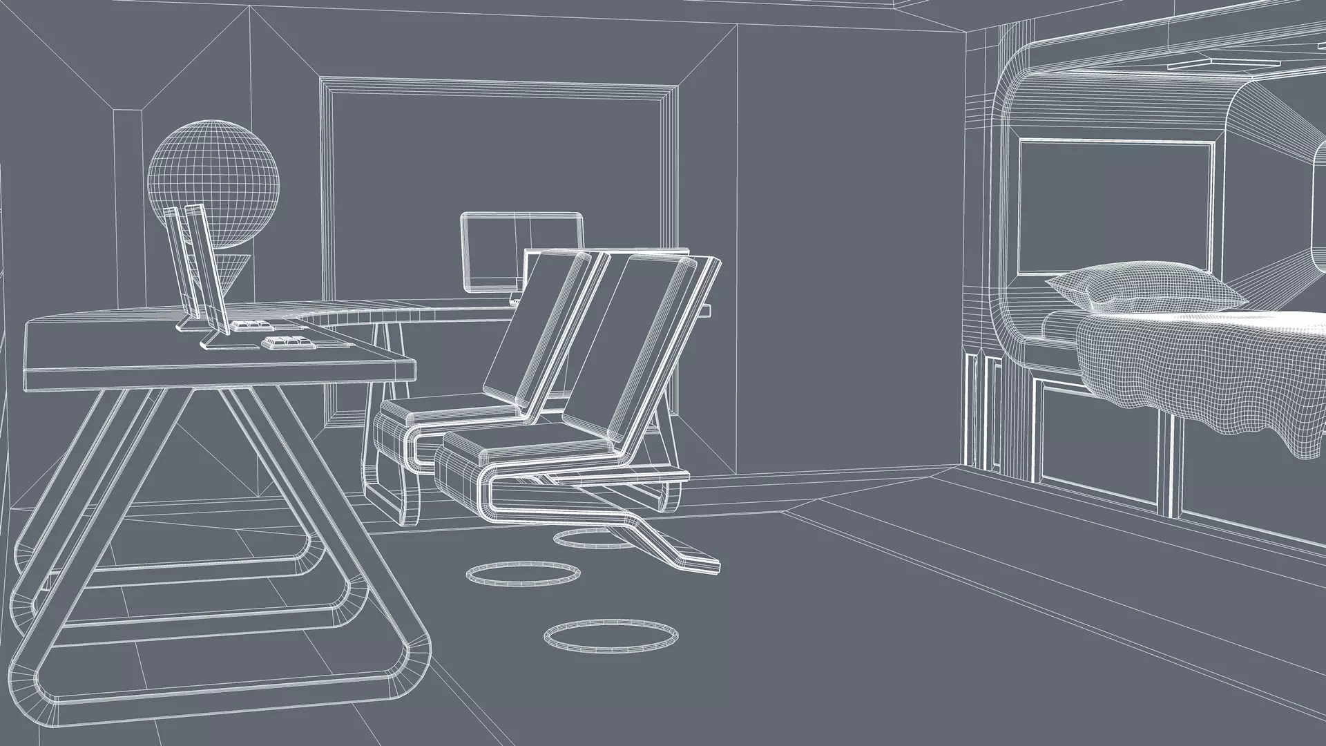 Sci Fi Room 3D model_17