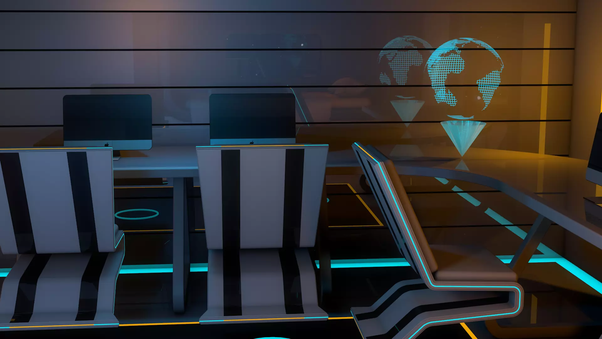 Sci Fi Room 3D model_8