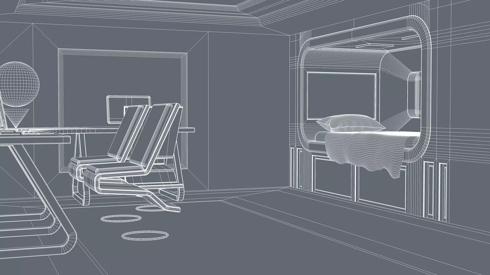 Sci Fi Room 3D model_18