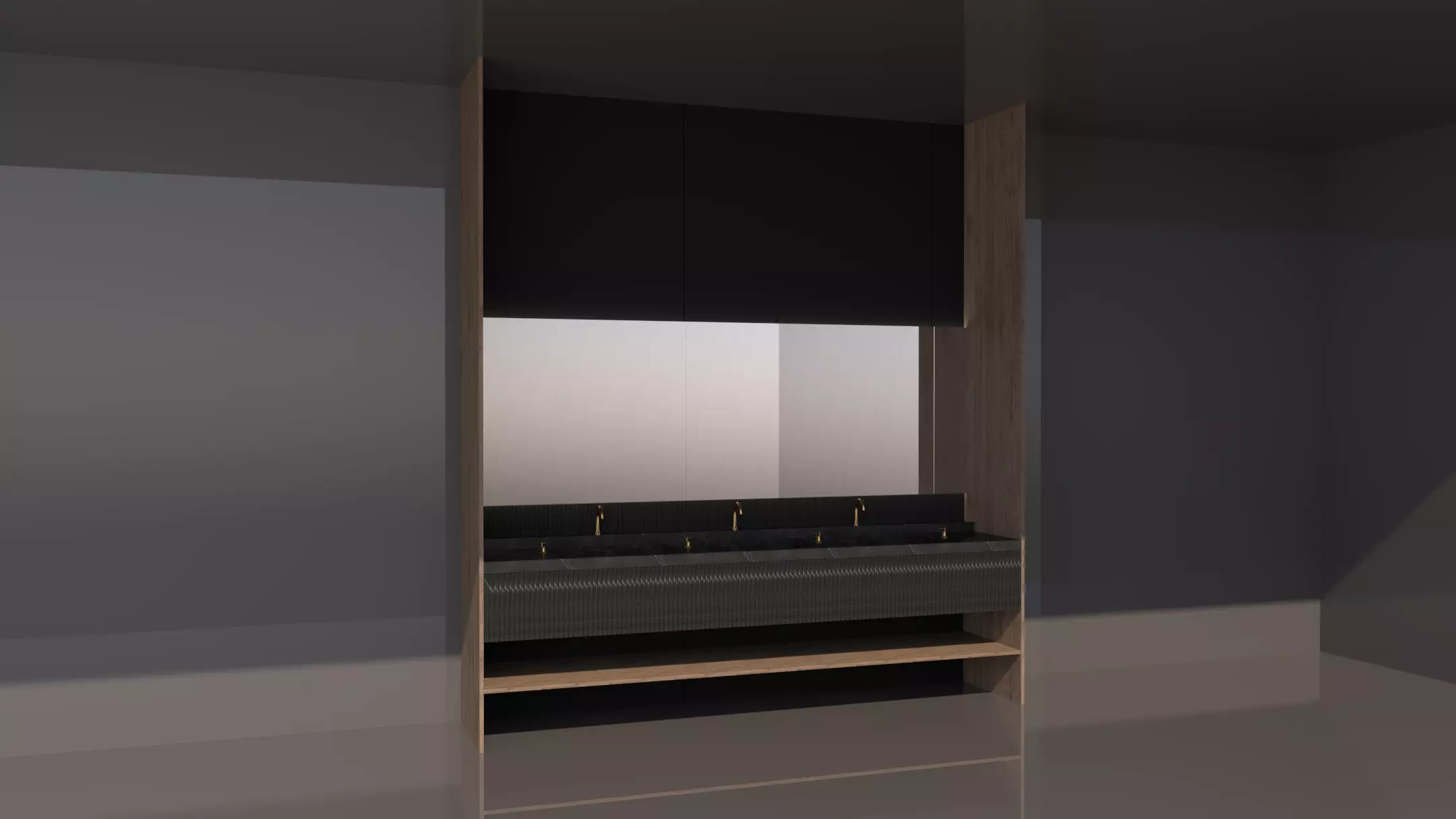 Shadowline Elegance Bathroom Vanity - classy02 3D model Free low-poly 3D model