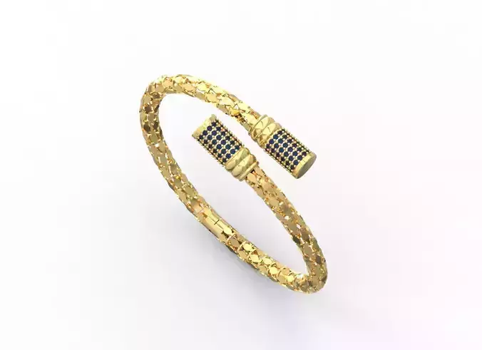 Spring clamp bracelet dupont locked